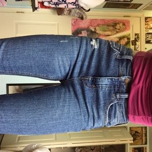 high waist cropped kick flare jeans urban outfitters